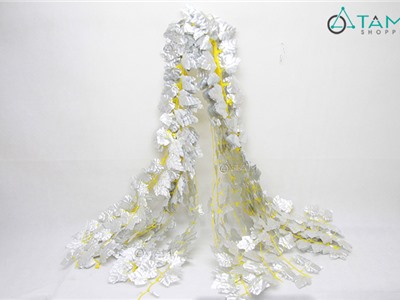 Chùm 10 dây lá bạc trang trí 270cm F-DAYLA-05